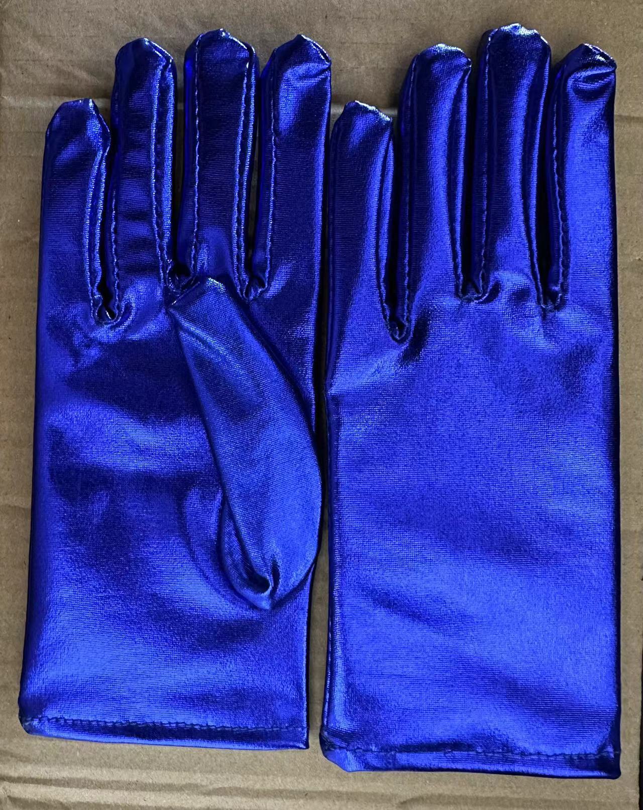 Wholesale Patent and faux leather short gloves